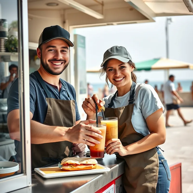 Snack Bar Attendant job in Malta (illustration)