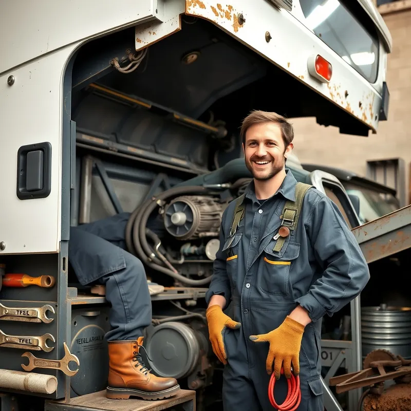 Truck Mechanic job in Malta (illustration)
