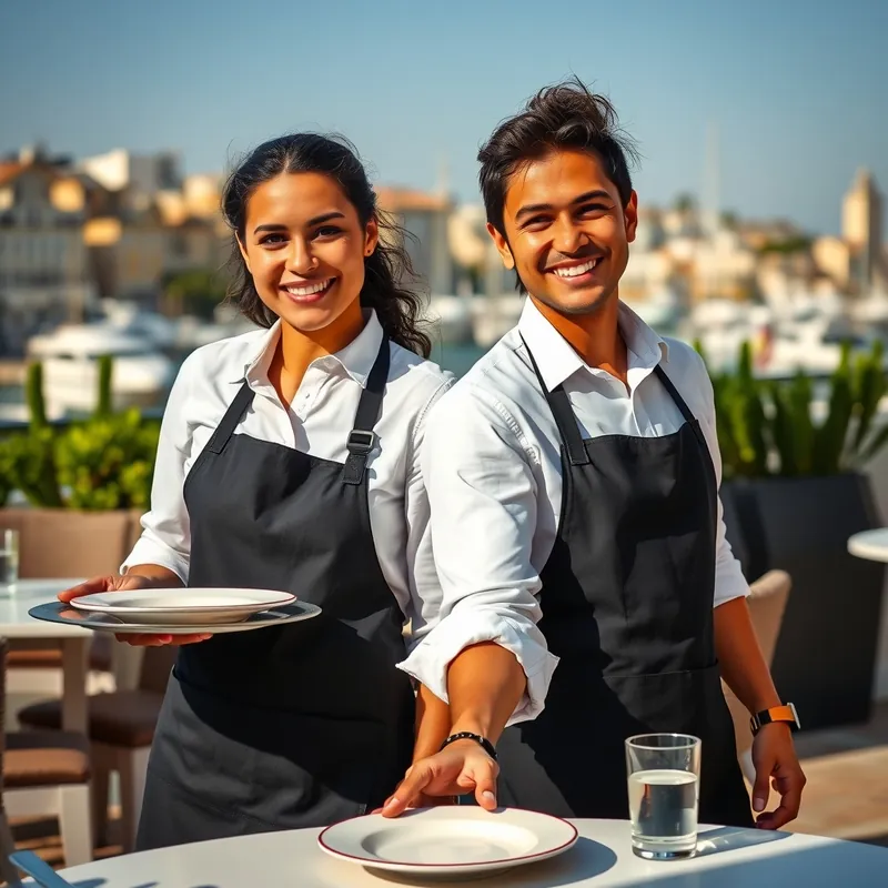 Waiter / Waitress job in St. Julian's, Malta (illustration)