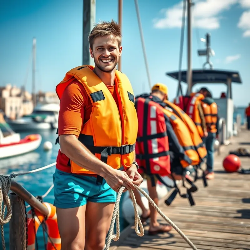 Watersports Jetty Helper job in Malta (illustration)