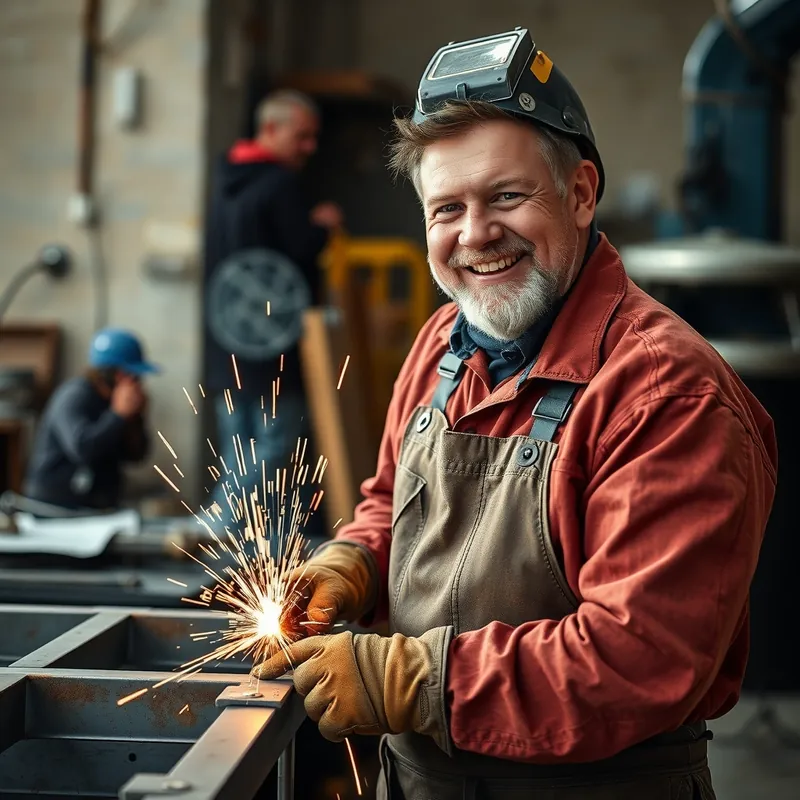 Welder job in Malta (illustration)