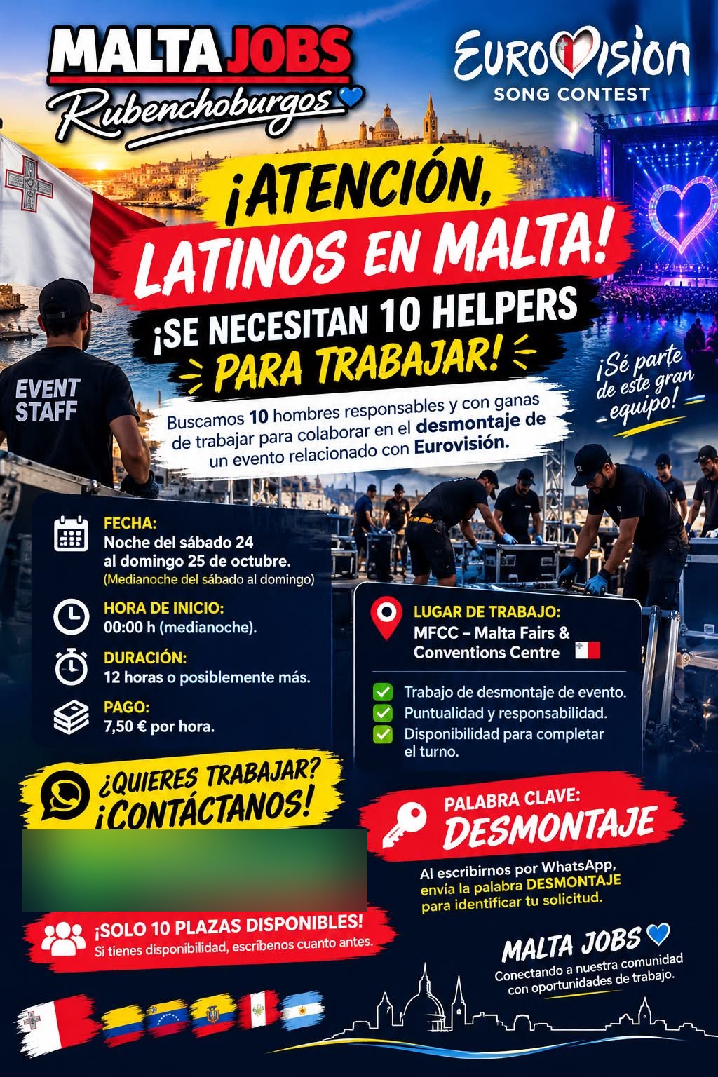 Event Dismantling Helper job in Ta' Qali, Malta