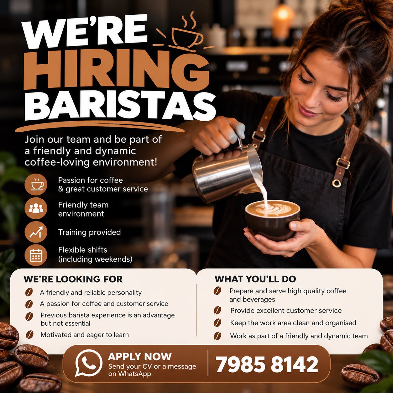 Barista job in Malta