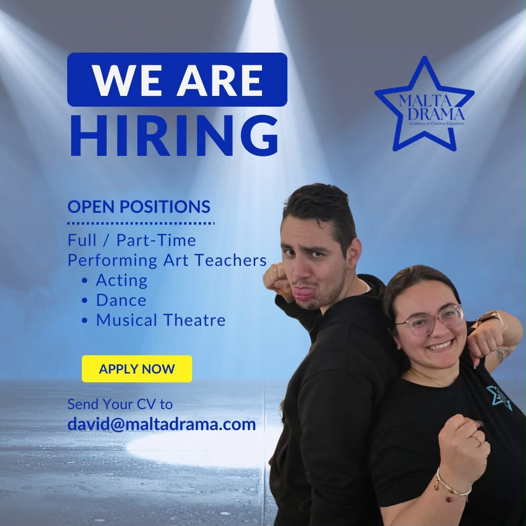 Performing Arts Teacher job in Malta