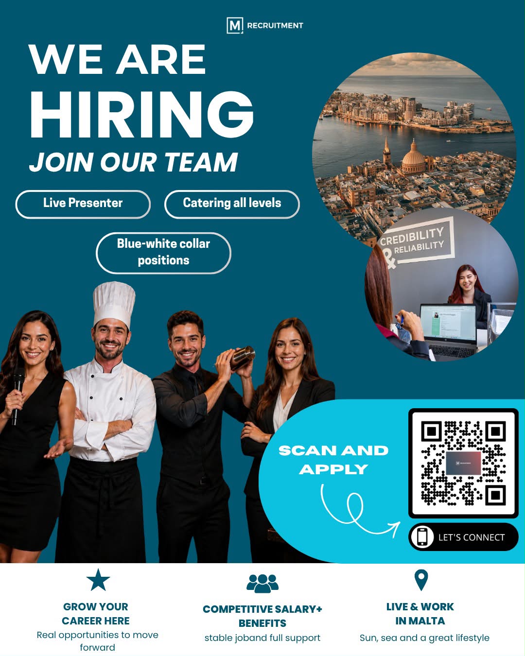 Catering Staff (All Levels) job in Malta