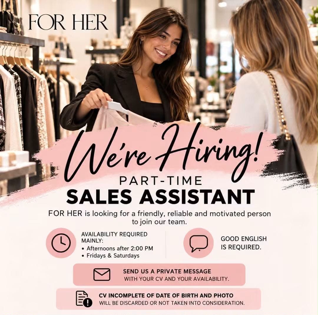 Sales Assistant job in Fgura, Malta