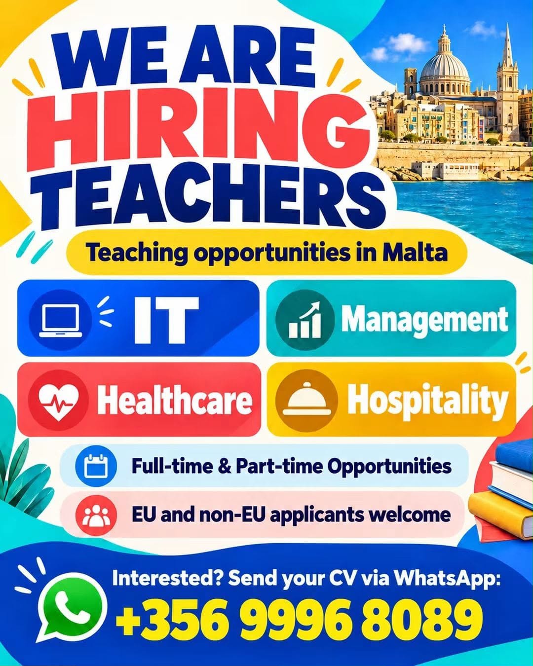 Healthcare Teacher job in Malta